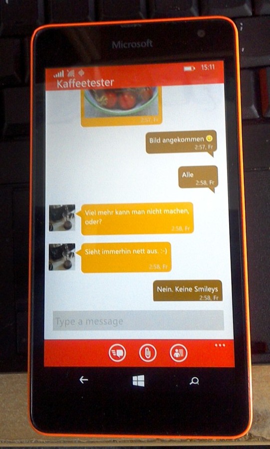 Messenger-App Chadder | Screenshot: Redatkon