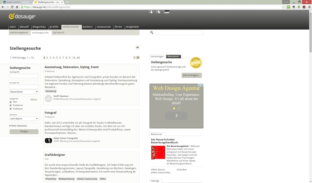 dasauge.de | Screenshot: Redaktion
